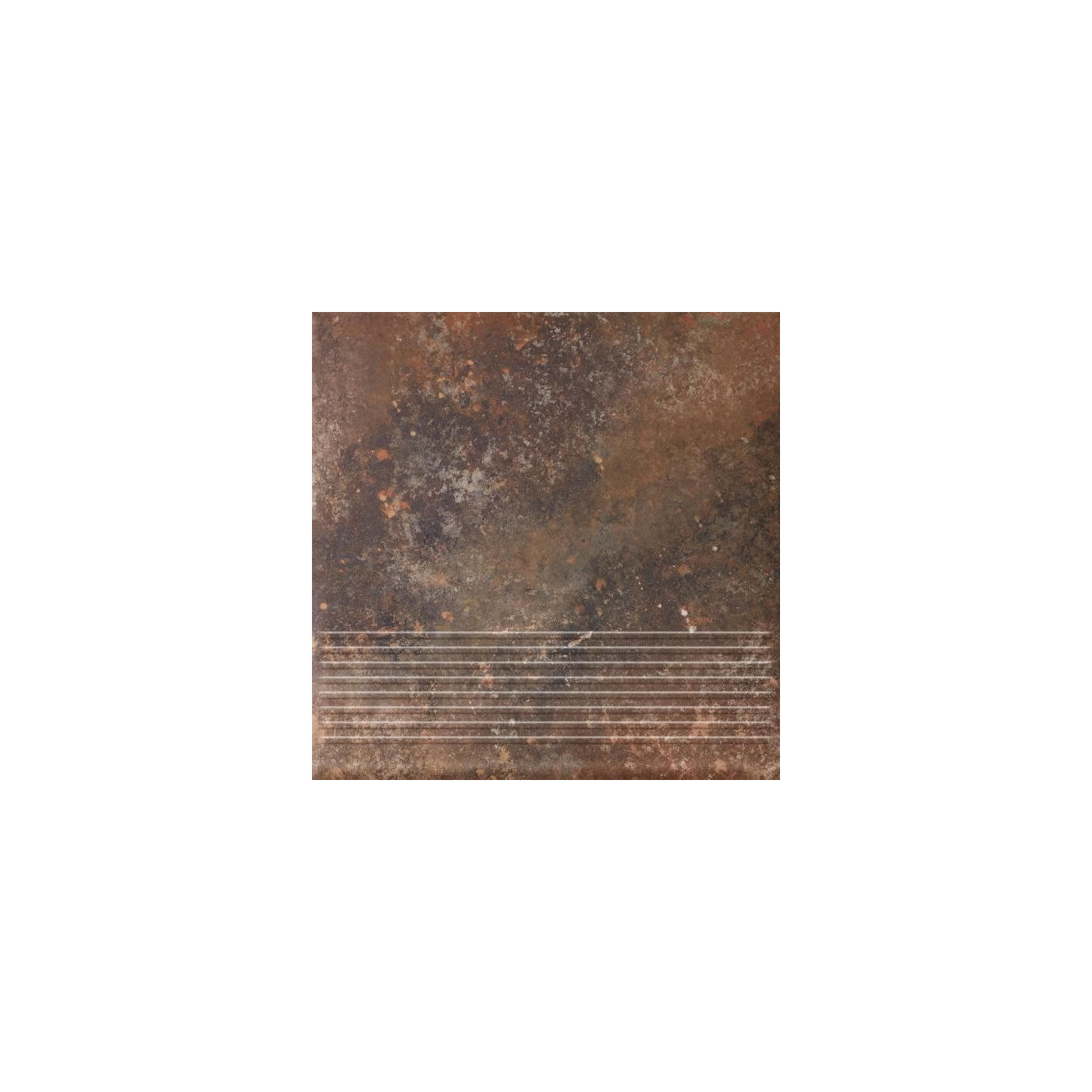 Stopnica Arteon Rosso Struktura Mat 30x30 Paradyż