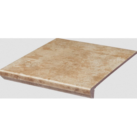 Stopnica Prosta Ilario Beige z Kapinosem 30x33 Paradyż