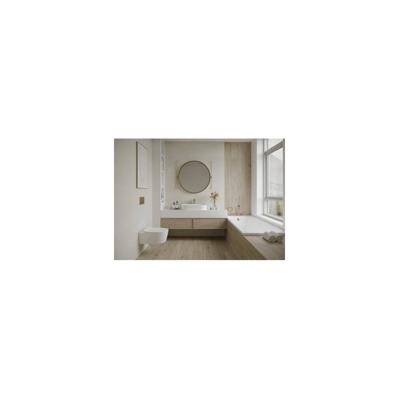Płytka Bergdust White Mat 59,8x59,8 Paradyż Classica