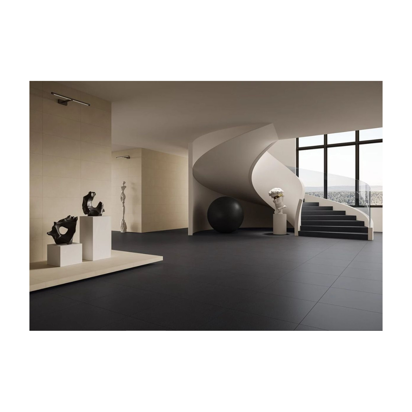 Płytka Podłogowa Archicross Base Black 59,8x59,8 Paradyż