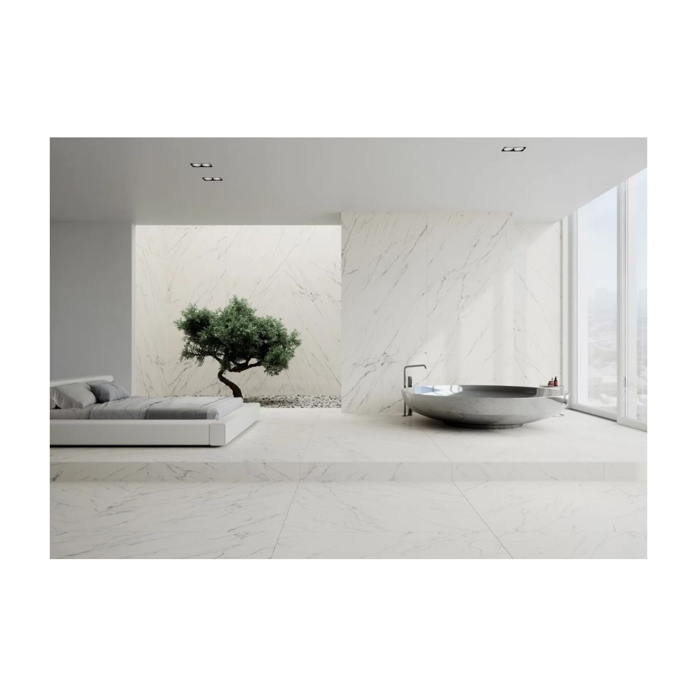 Płytka Podłogowa Elite White 119,8x119,8 Połysk Paradyż My Way