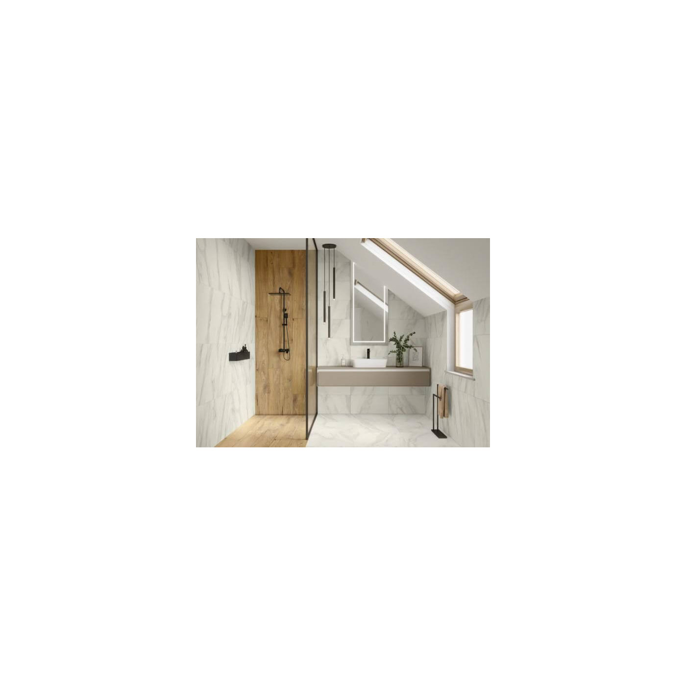 Płytka Daybreak Bianco Mat 59,8x119,8 Paradyż Classica