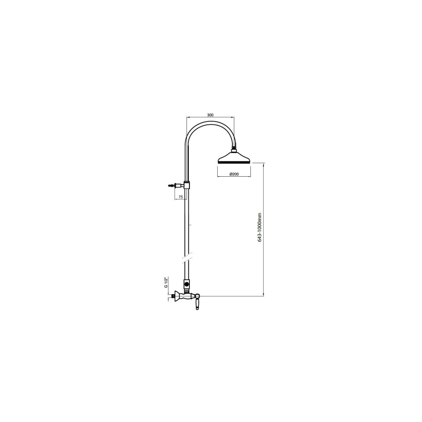 Zestaw Prysznicowy Praga Chrom 7507/1162 Trend Armatura