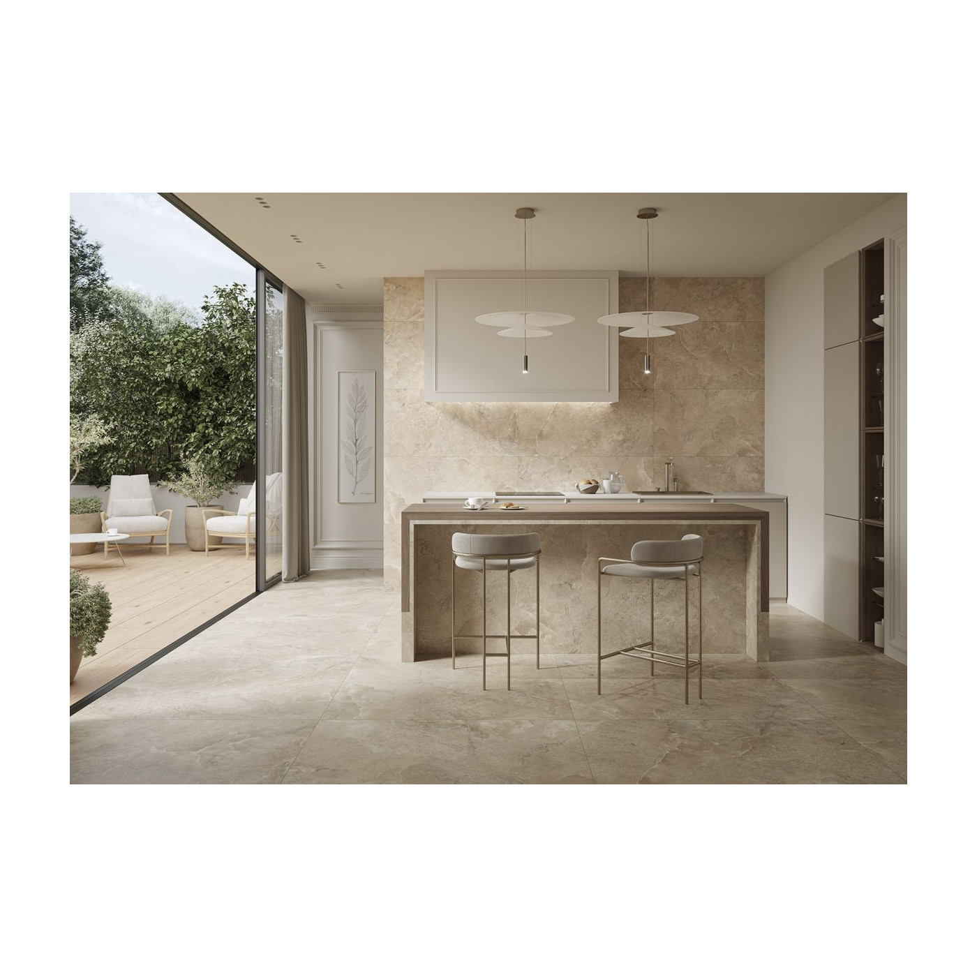 Płytka Podłogowa Storm Slate Taupe 119,8x119,8 Lapp. Paradyż