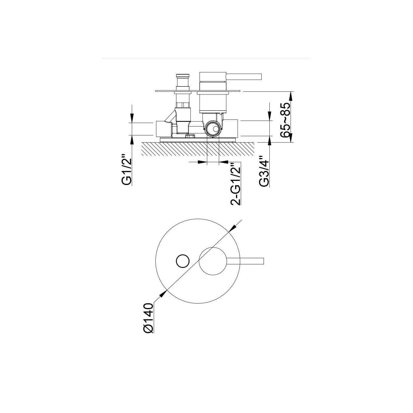Zestaw Prysznicowy Axel QW210AR20 Kohlman