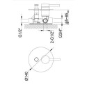 Zestaw Prysznicowy Axel QW210AR40 Kohlman