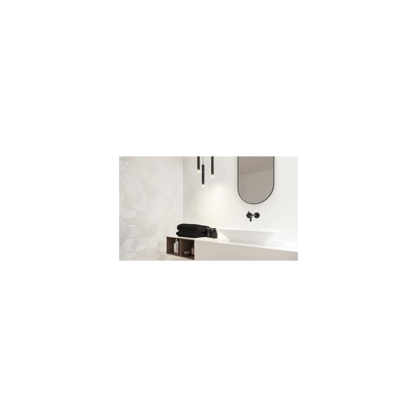 Płytka Woodskin B Bianco Mat 19,8x17,1 Paradyż My Way