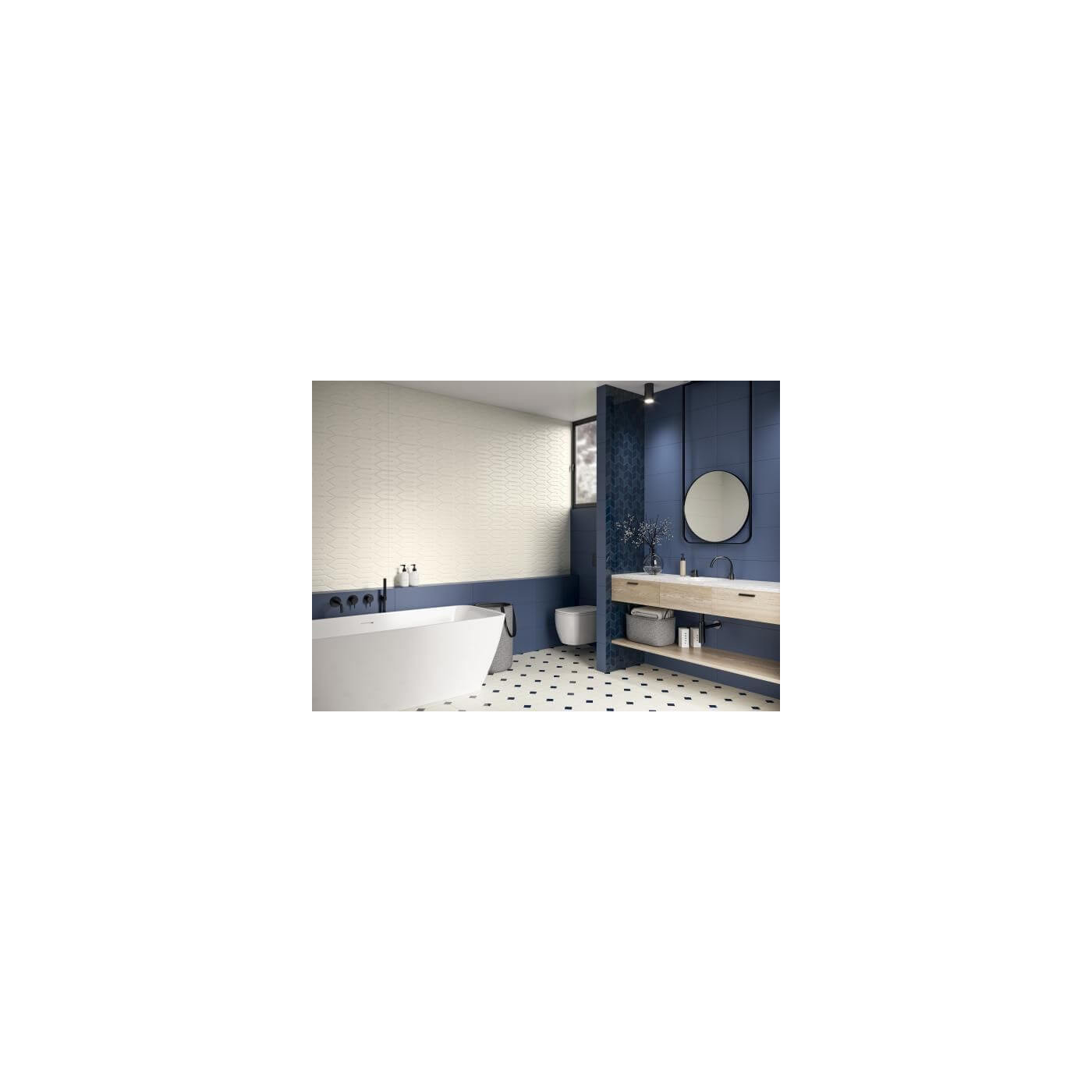 Płytka Nightwish Blue Mat 25x75 Paradyż