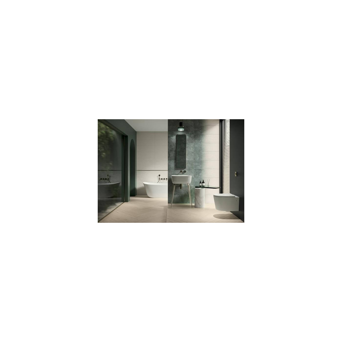 Płytka Nightwish Green Mat 25x75 Paradyż
