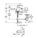 Bateria Bidetowa Eurosmart 32929002 Grohe