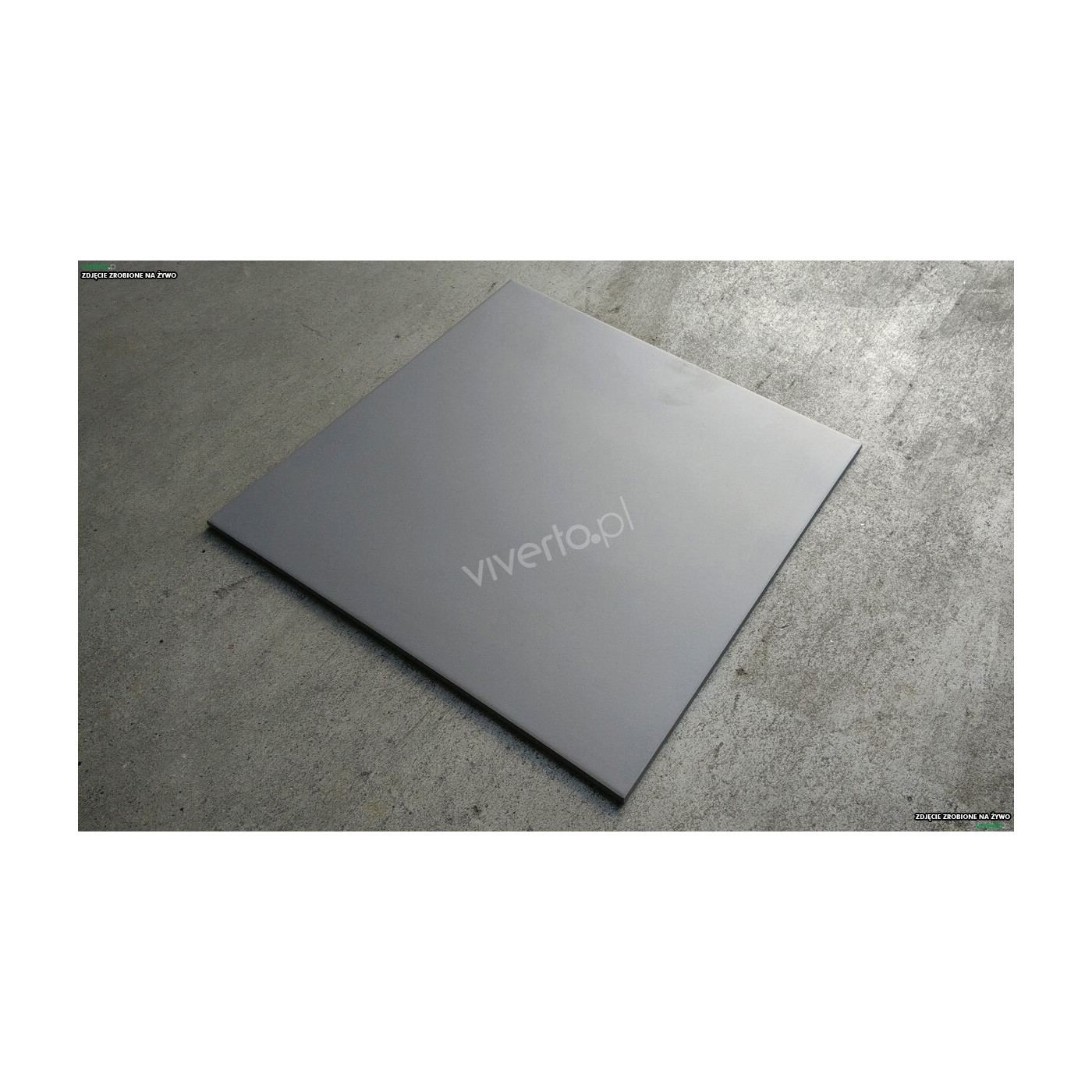Gres techniczny Bazo Nero Mono 30x30 Paradyż