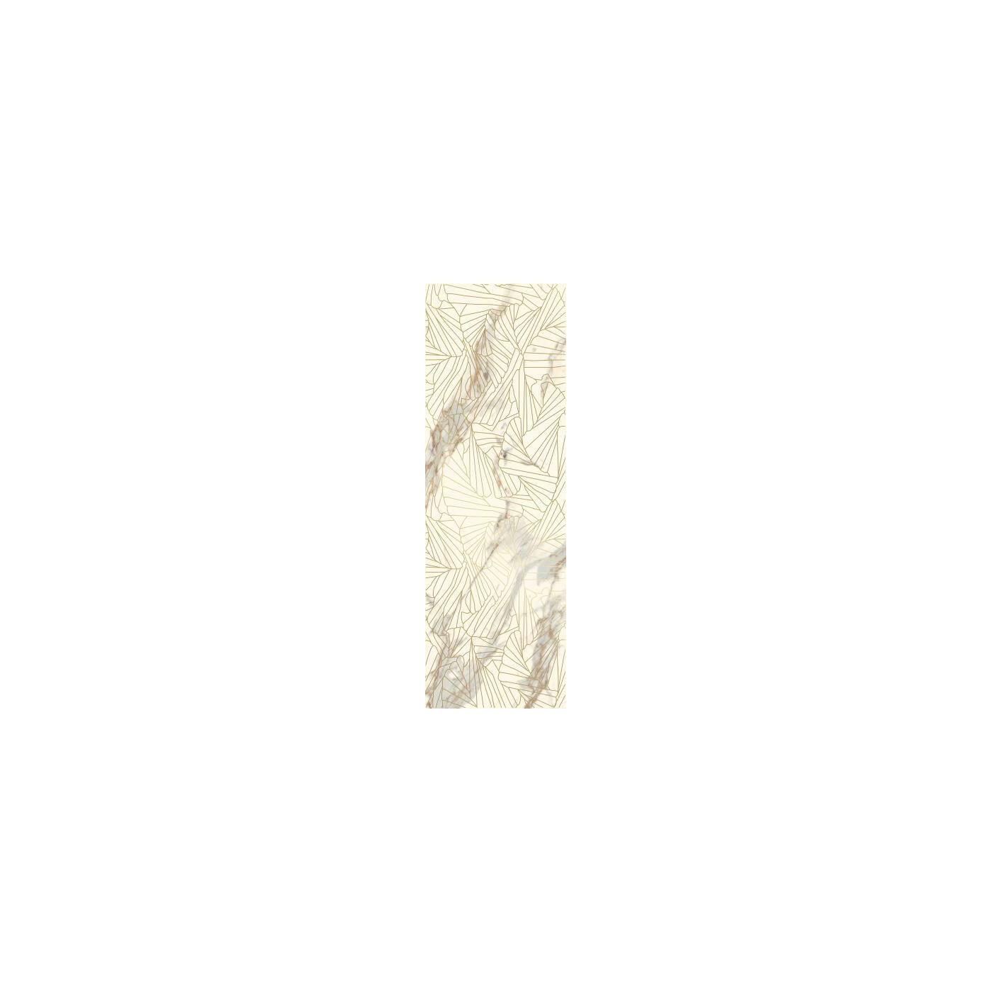 Dekor Serene Bianco Mat 25x75 Paradyż