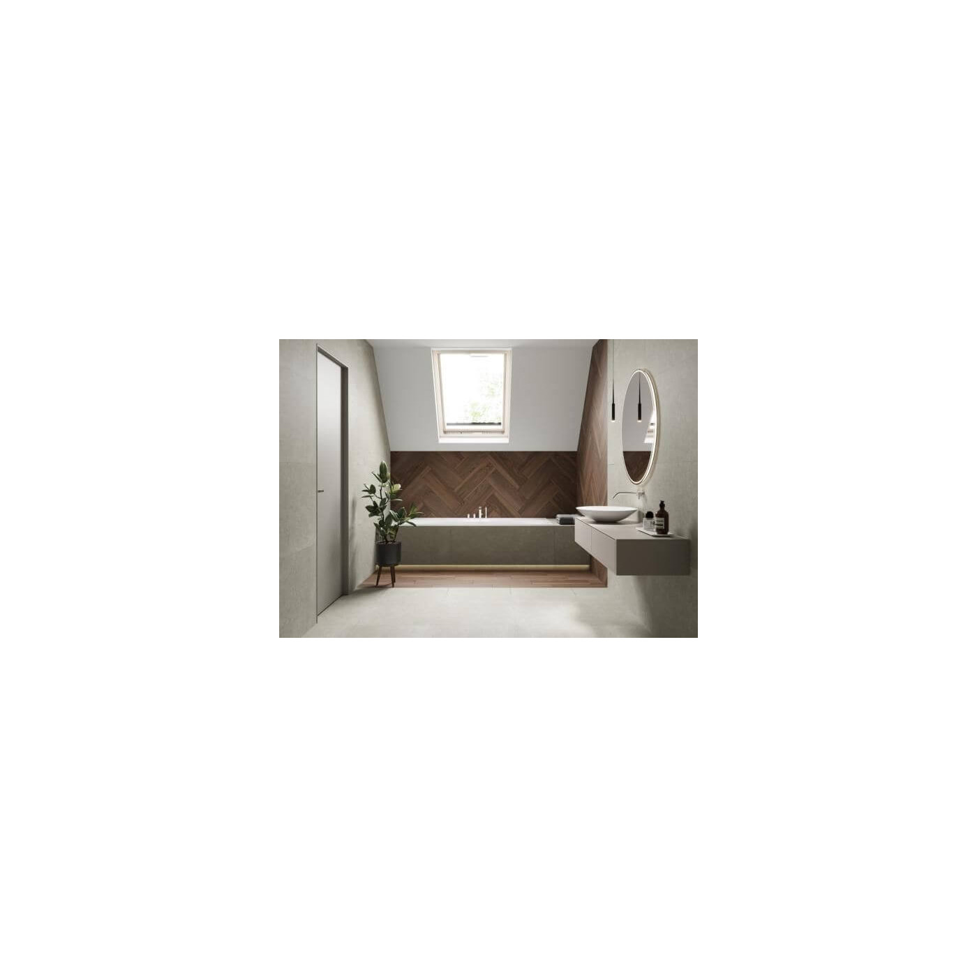 Dekor Bergdust White Mat 29,8x59,8 Paradyż Classica