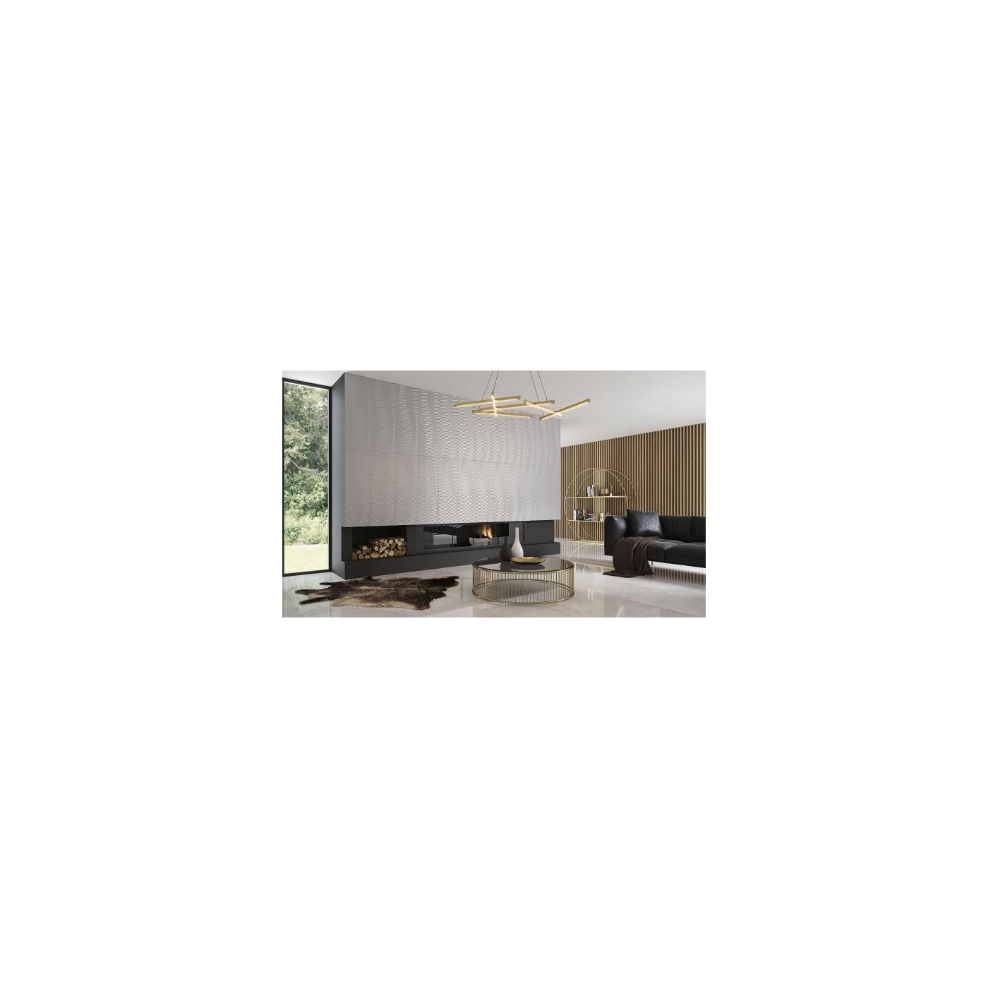 Dekor Elegant Surface Silver Mat 89,8x29,8 Paradyż My Way