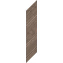 Dekor Chevron Wildland Prawy Dark Mat 14,8X88,8 Paradyż