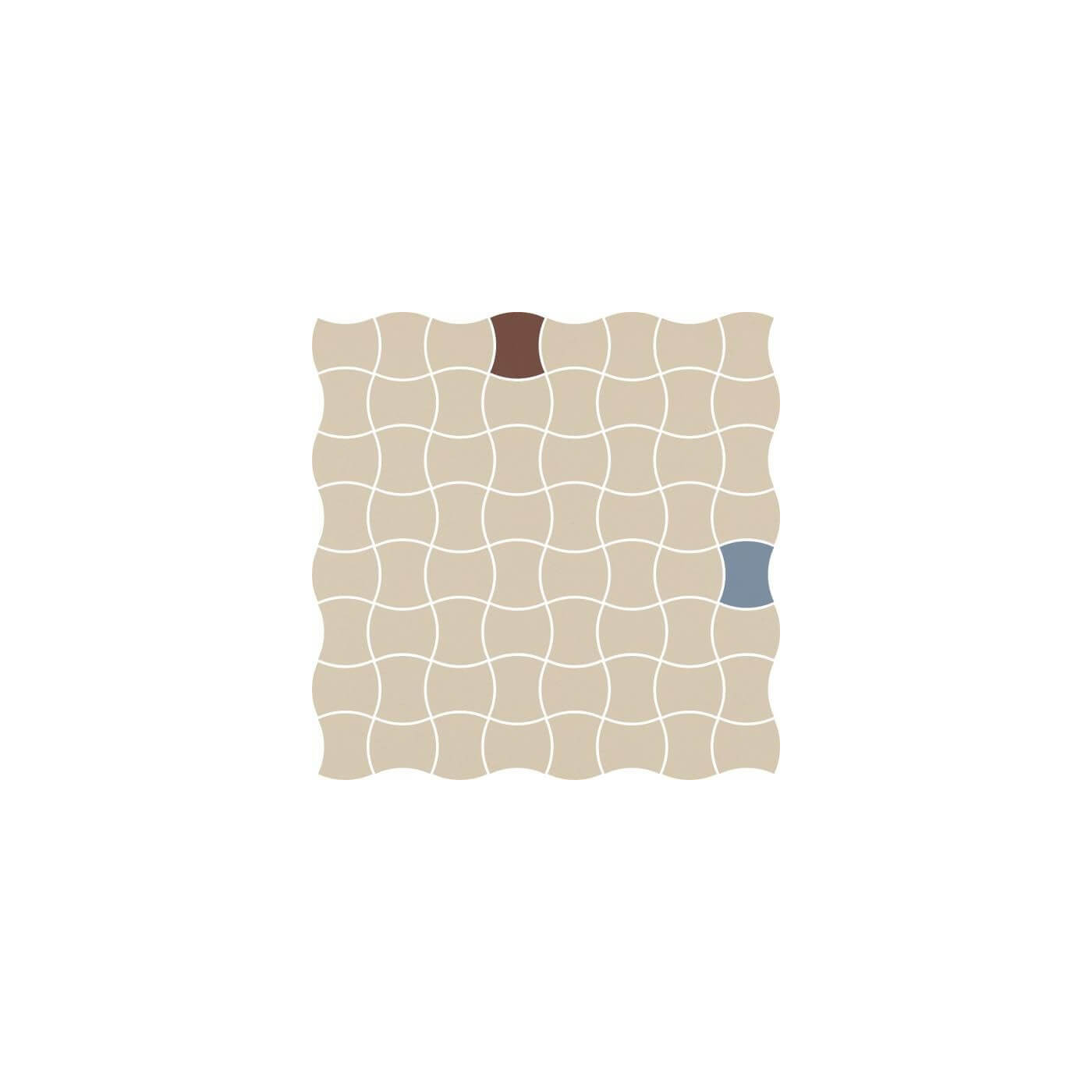 Mozaika Modernizm Bianco Mix A 30,86x30,86 Paradyż