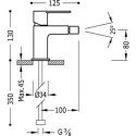 Bateria Bidetowa Loft 20012001 Tres