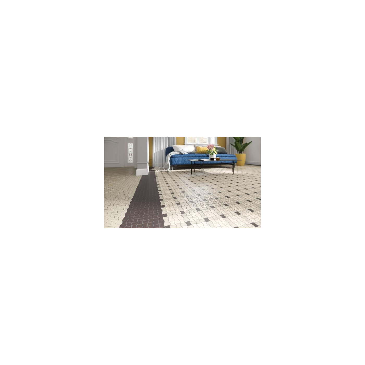 Mozaika Modernizm Blue Mix 30,86x30,86 Paradyż