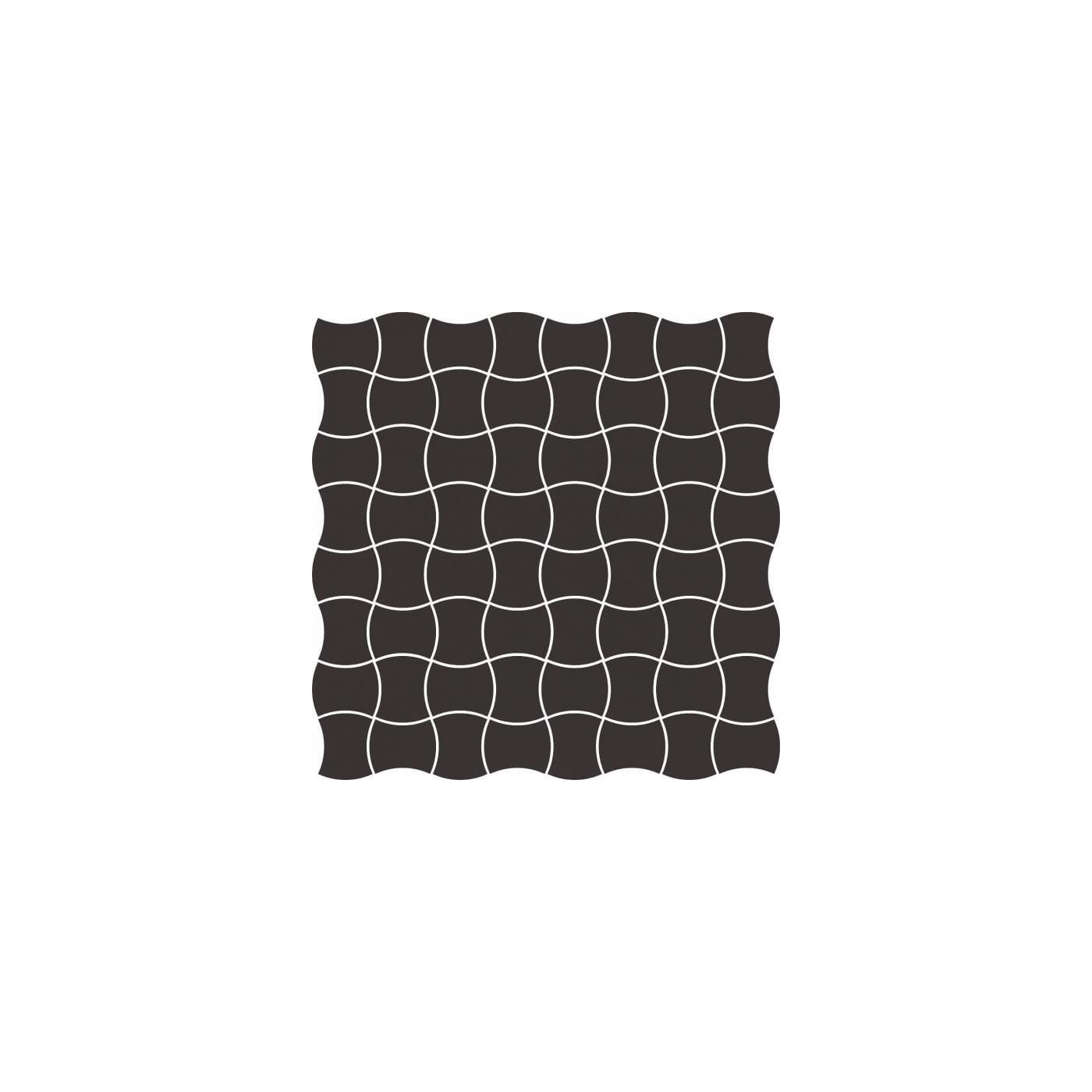 Mozaika Modernizm Nero 30,86x30,86 Paradyż