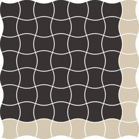 Mozaika Modernizm Nero Mix A 30,86x30,86 Paradyż