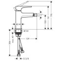 Bateria Bidetowa Metropol 32520000 Hansgrohe