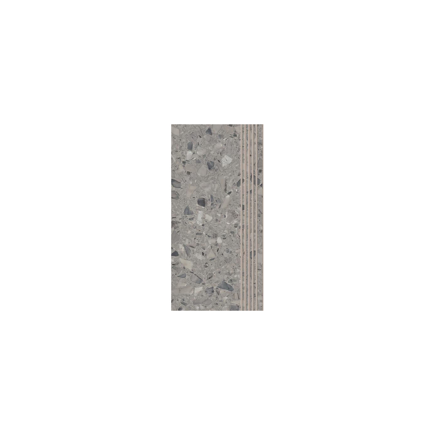 Stopnica Terazzo Grey Mat 29,8x59,8 Paradyż
