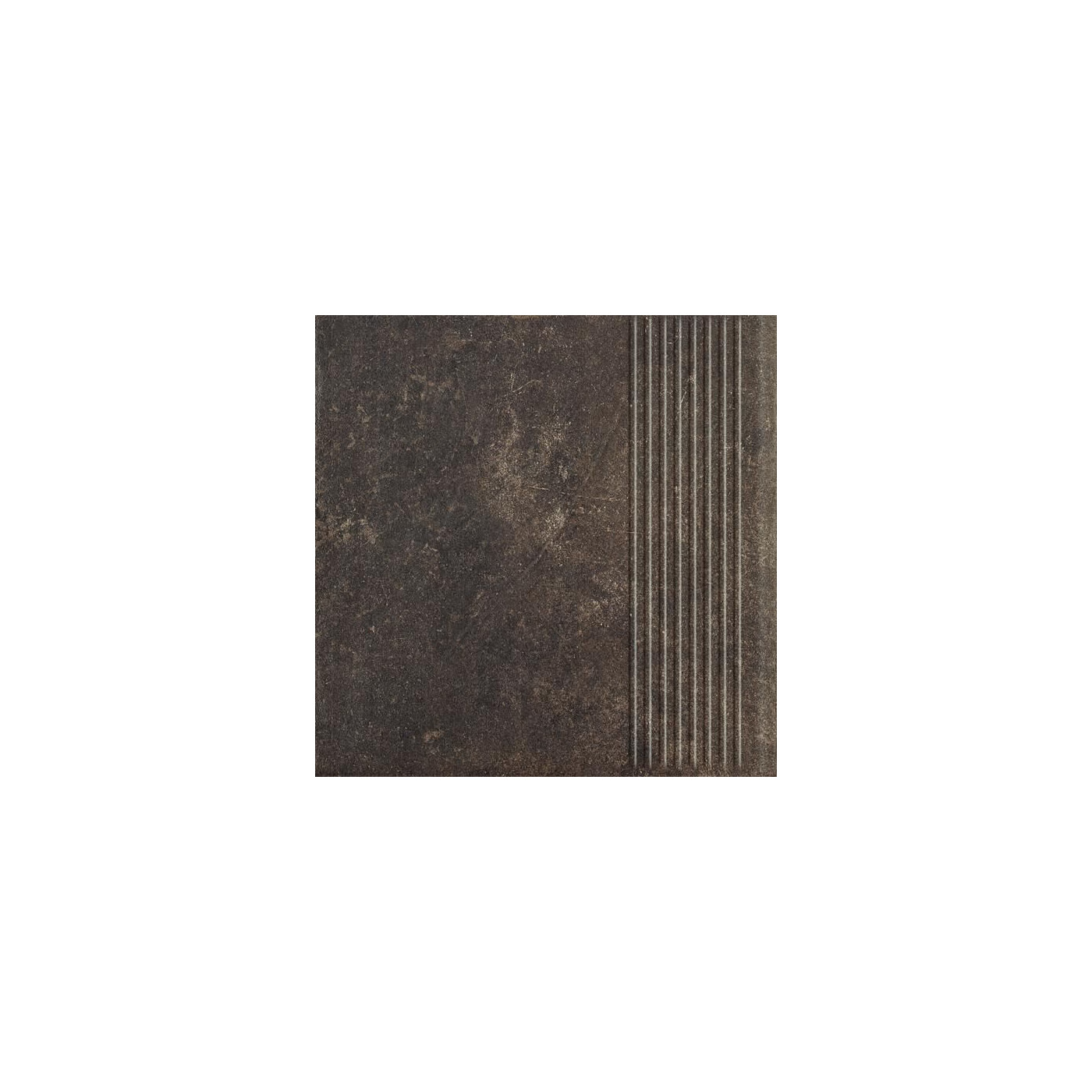 Stopnica Scandiano Brown Mat Struktura 30x30 Paradyż