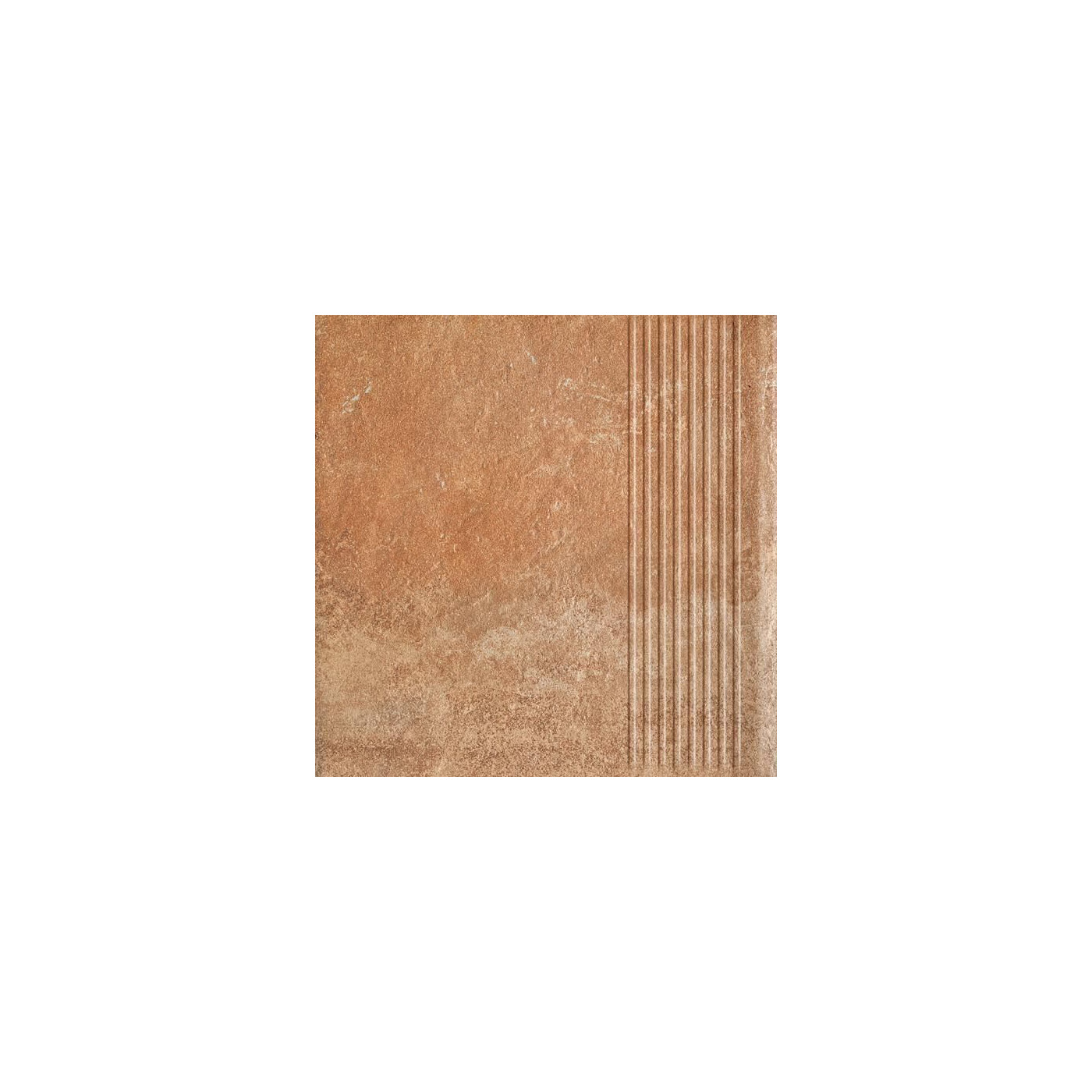 Stopnica Scandiano Rosso Mat Struktura 30x30 Paradyż