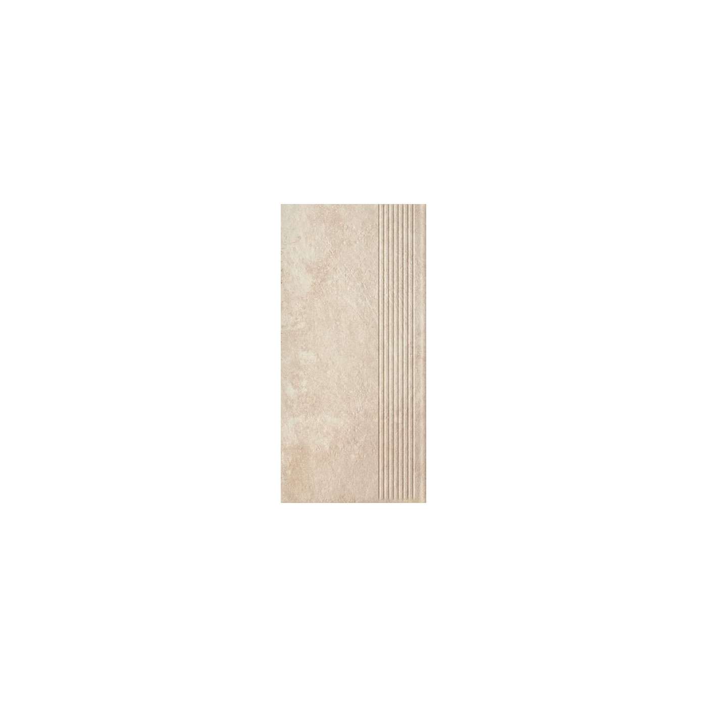 Stopnica Scandiano Beige Mat Struktura 30x60 Paradyż