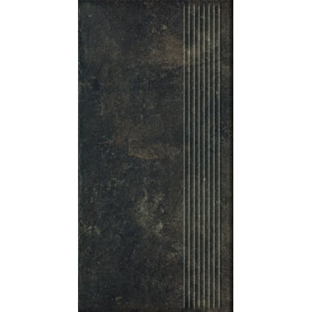 Stopnica Scandiano Brown Mat Struktura 30x60 Paradyż