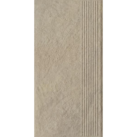 Stopnica Eremite Crema Mat Struktura 30x60 Paradyż