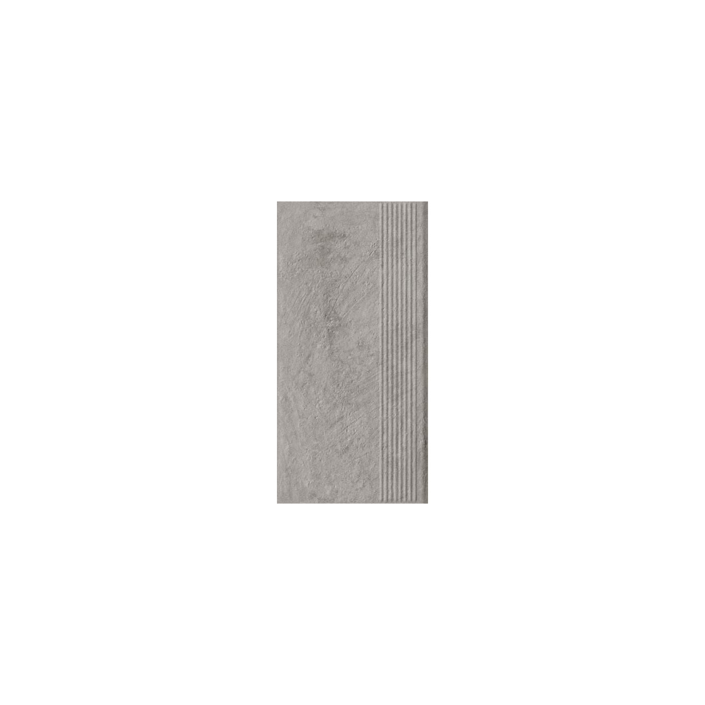 Stopnica Carrizo Grey Mat Struktura 30x60 Paradyż
