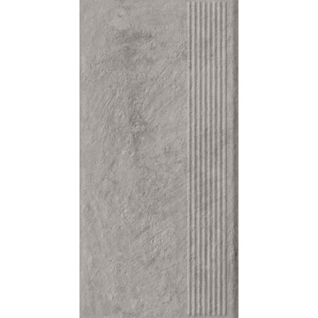 Stopnica Carrizo Grey Mat Struktura 30x60 Paradyż