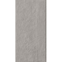 Stopnica Carrizo Grey Mat Struktura 30x60 Paradyż