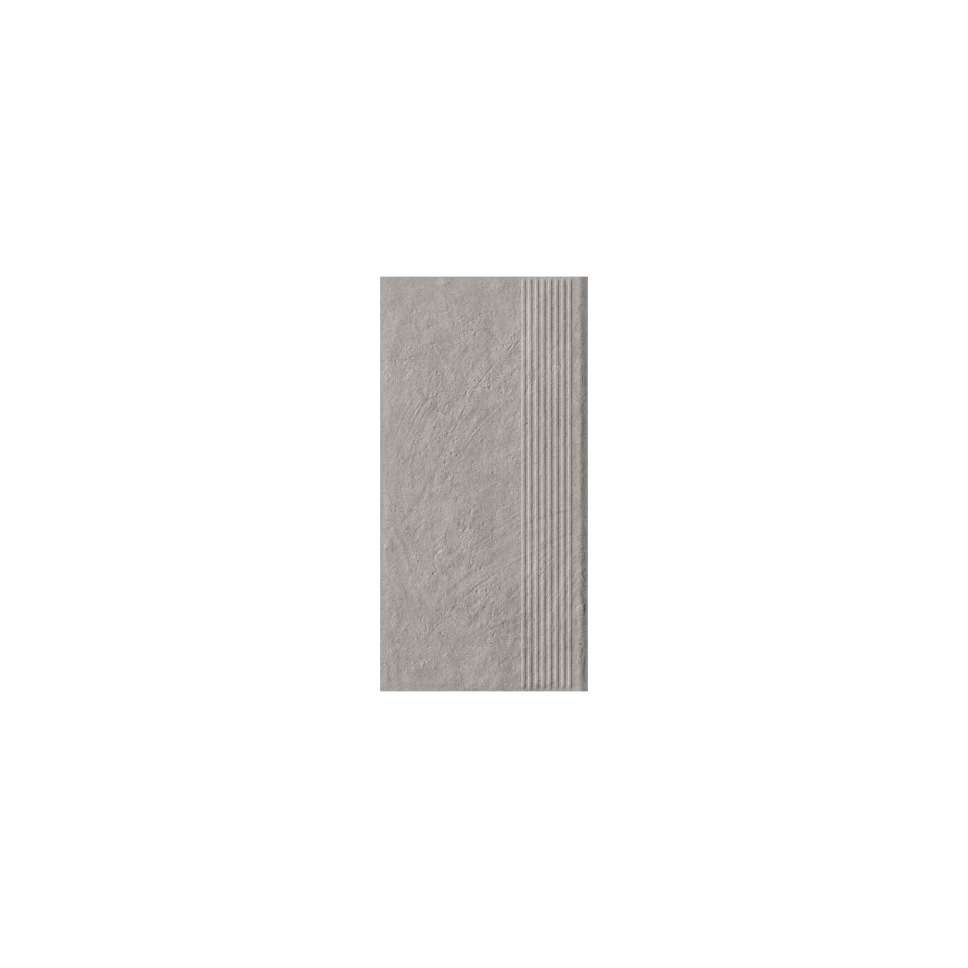 Stopnica Carrizo Grey Mat Struktura 30x60 Paradyż
