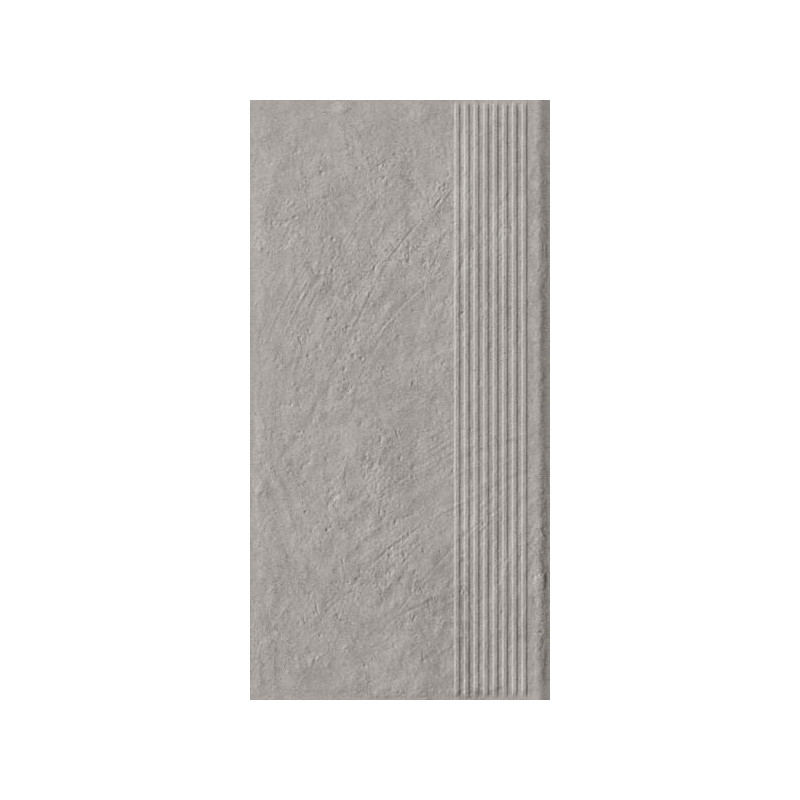 Stopnica Carrizo Grey Mat Struktura 30x60 Paradyż