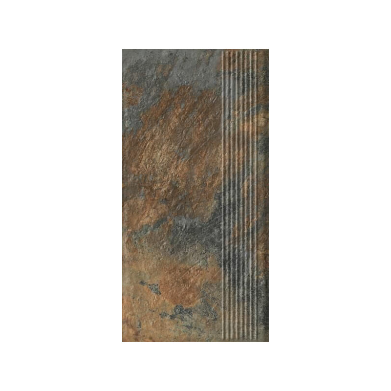 Stopnica Ardis Rust Mat Struktura 30x60 Paradyż