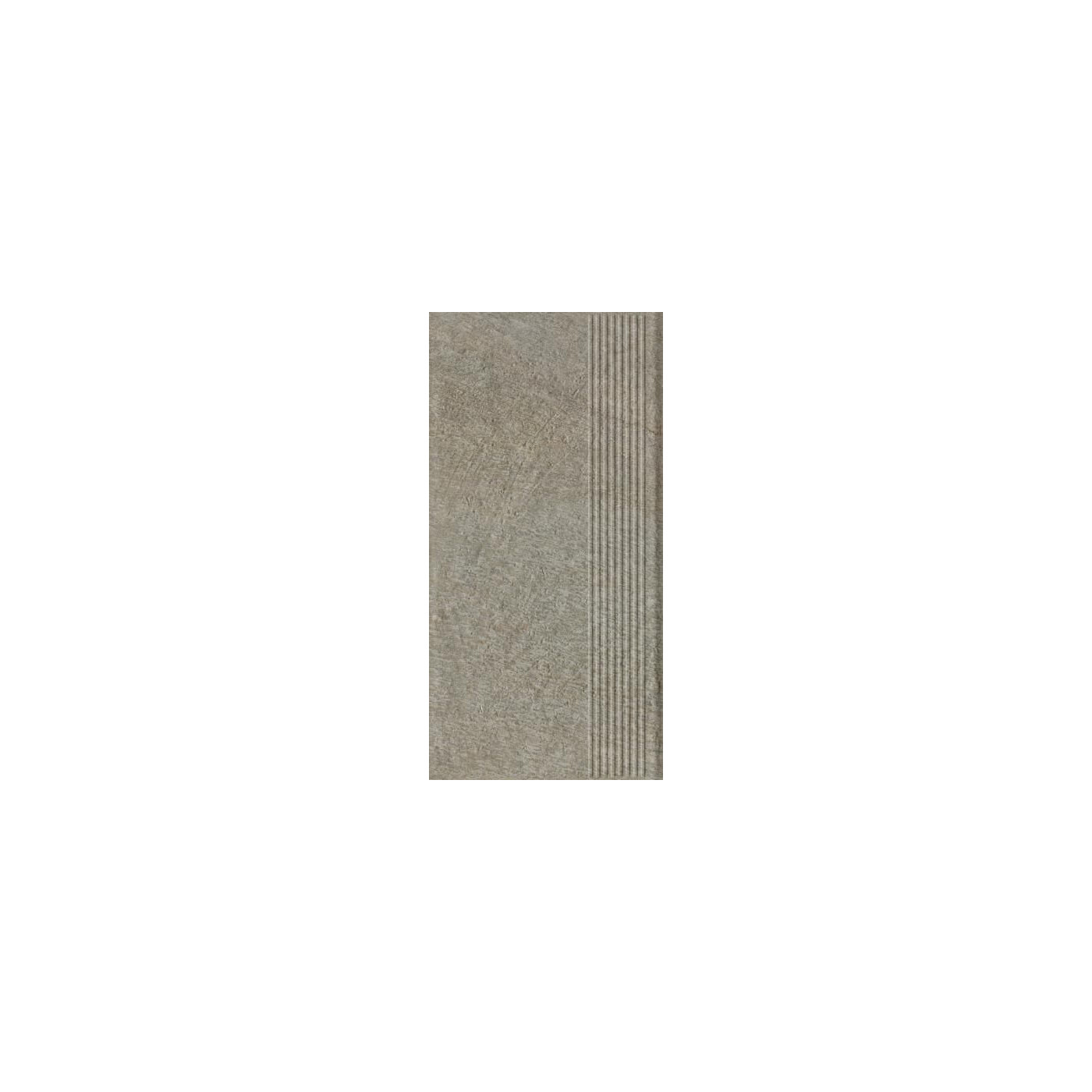 Stopnica Eremite Taupe Mat Struktura 30x60 Paradyż