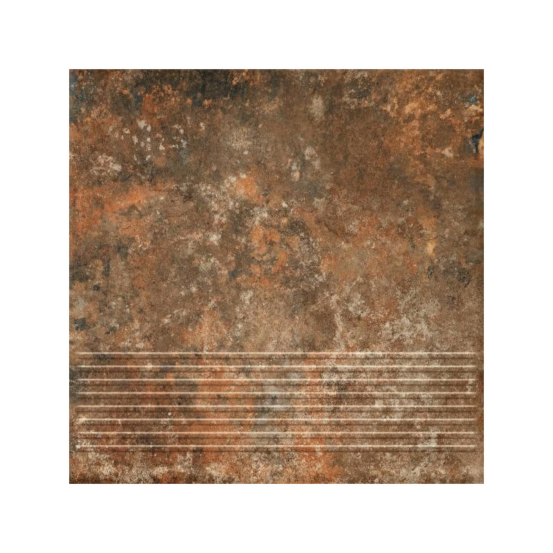 Stopnica Arteon Brown Struktura Mat 30x30 Paradyż