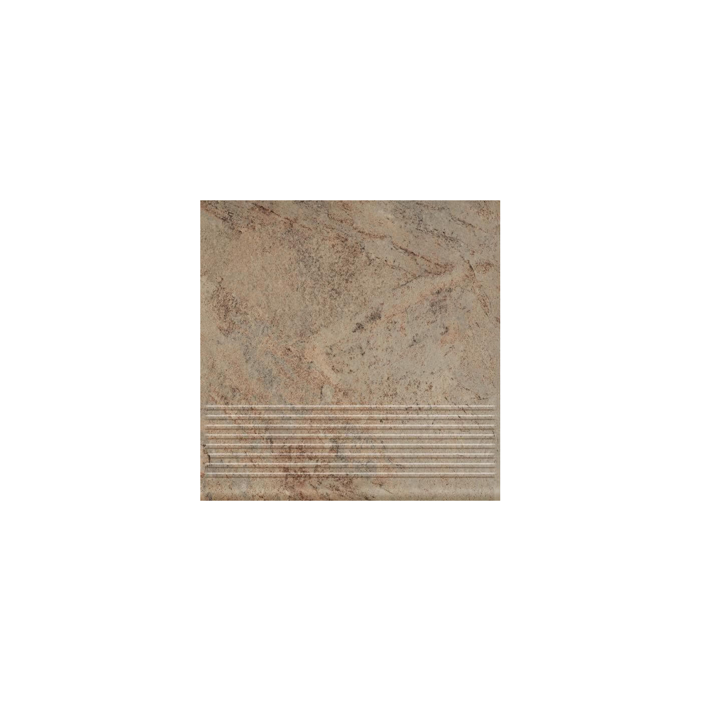 Stopnica Mattone Pietra Beige Struktura Mat 30x30 Paradyż