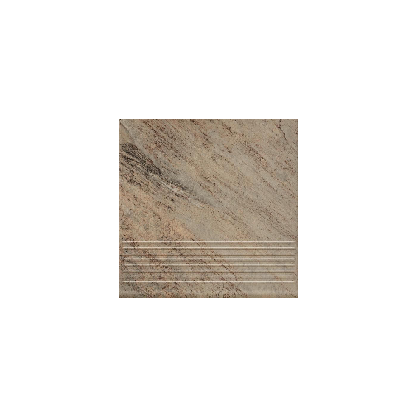 Stopnica Mattone Pietra Beige Struktura Mat 30x30 Paradyż