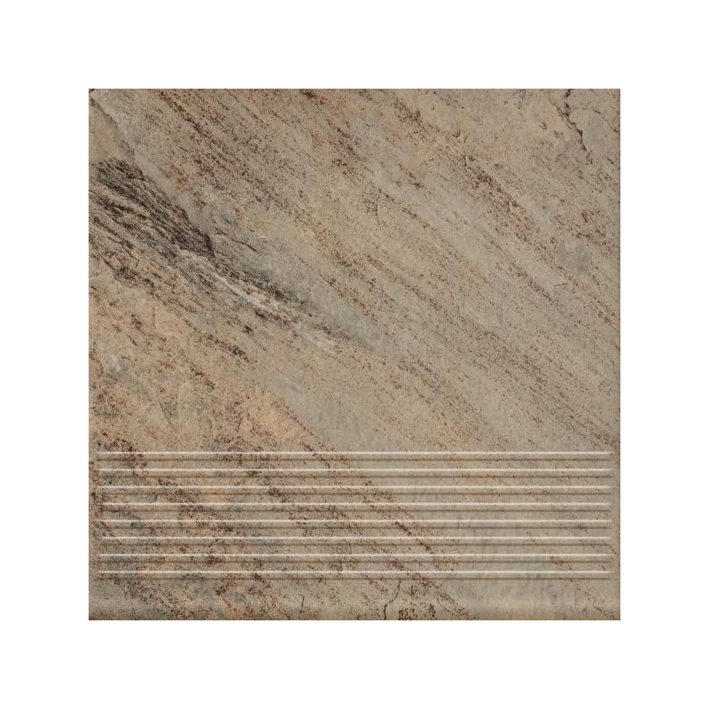 Stopnica Mattone Pietra Beige Struktura Mat 30x30 Paradyż
