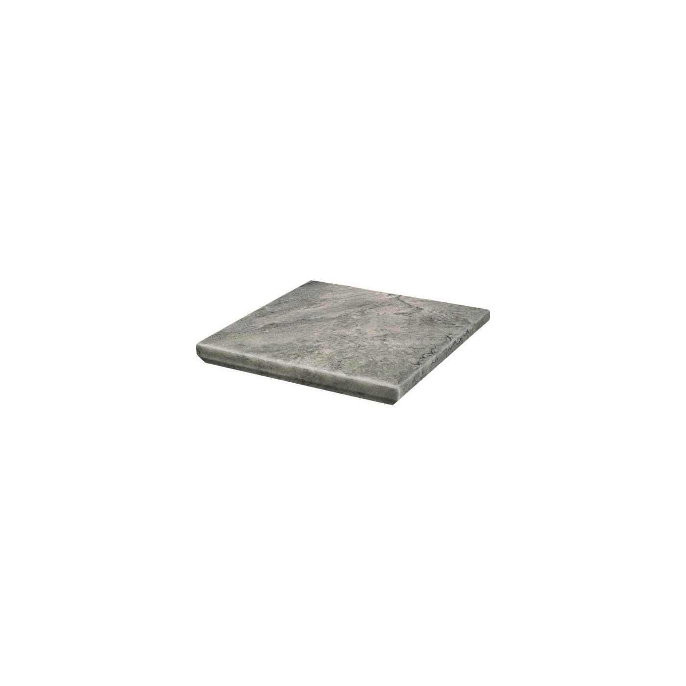 Stopnica Mattone Pietra Grafit Struktura Mat 30x33 Paradyż