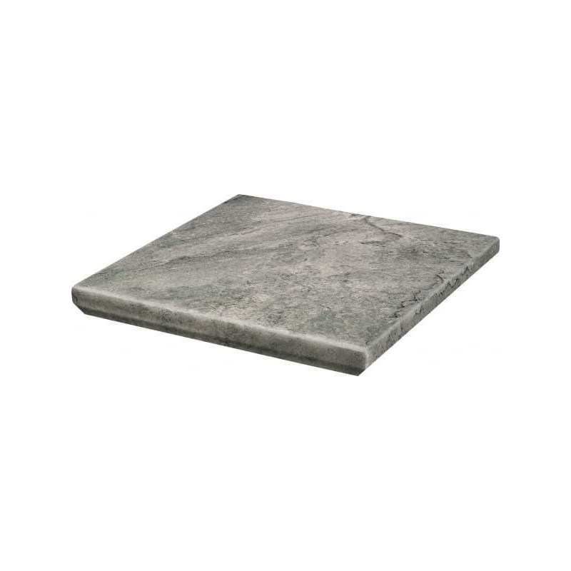 Stopnica Mattone Pietra Grafit Struktura Mat 30x33 Paradyż