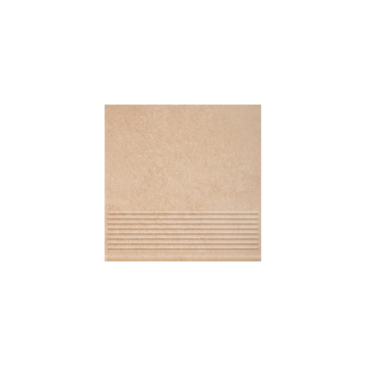 Stopnica Mattone Sabbia Beige Struktura Mat 30x30 Paradyż