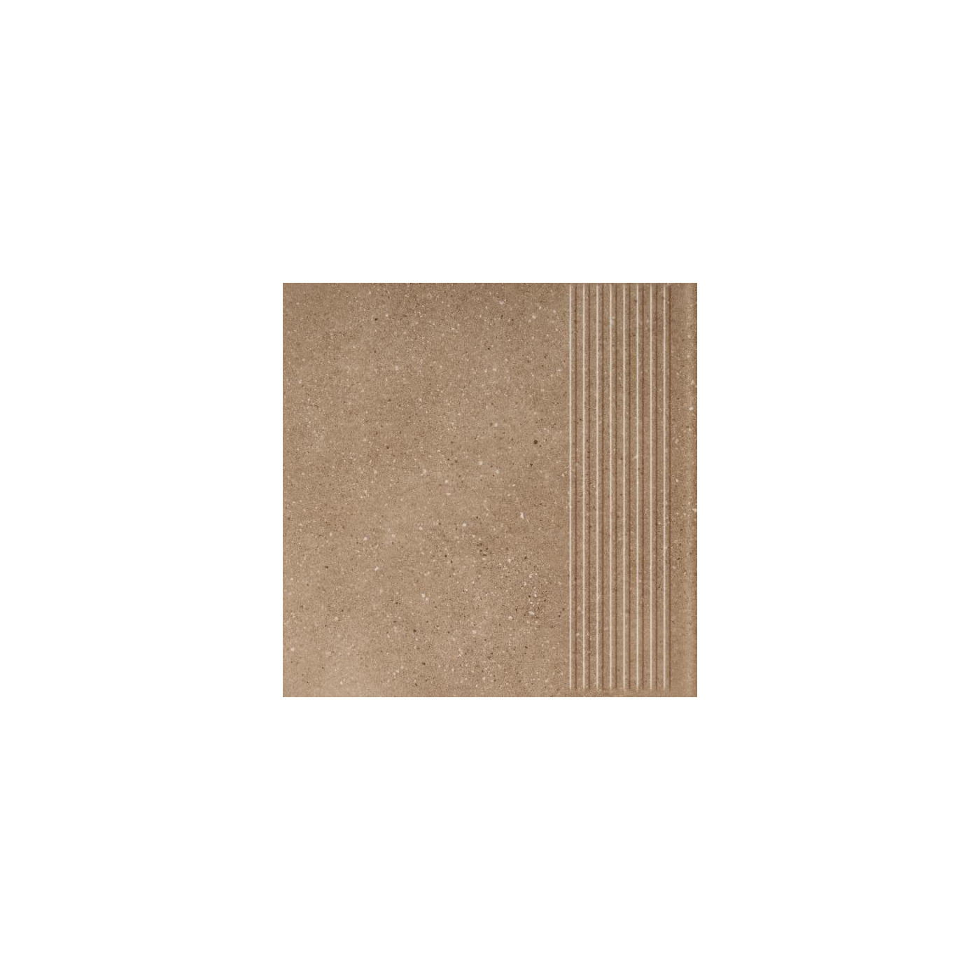 Stopnica Mattone Sabbia Brown Struktura Mat 30x30 Paradyż