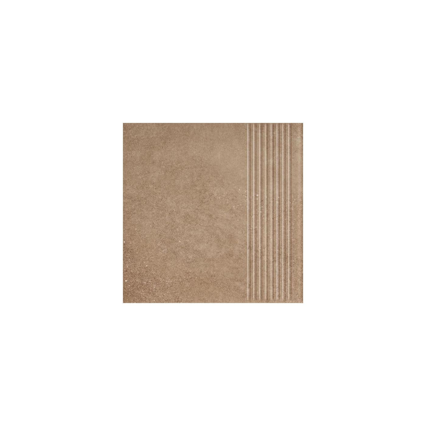 Stopnica Mattone Sabbia Brown Struktura Mat 30x30 Paradyż
