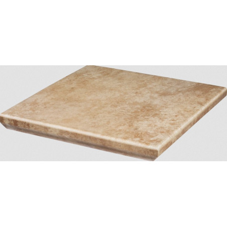 Stopnica Prosta Ilario Beige z Kapinosem 33x33 Paradyż