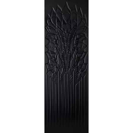 Płytka Cold Princess Black Struktura 39,8X119,8 Paradyż