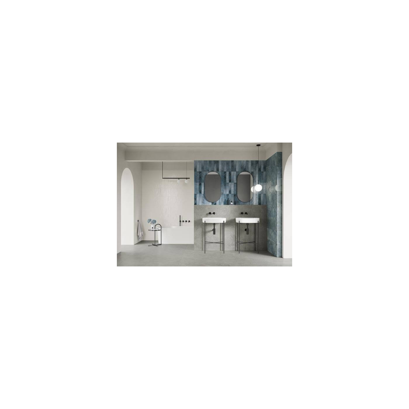 Płytka Ścienna Wonder Sky Blue Połysk 29,8X89,8 Paradyż
